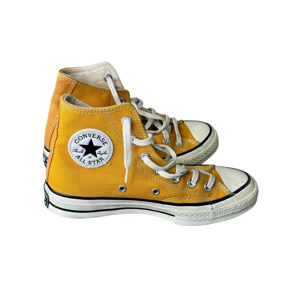 Converse Chuck Taylor All Star 70 High Top Shoes Mens Size 4.5 Yellow 162054C